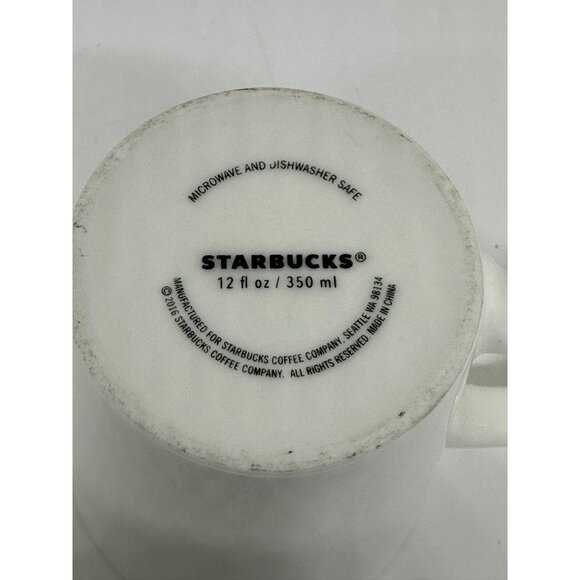 Starbucks 2016 Valentine’s Day Love & Light Mug Heart & Arrow Coffee Cup 4"x4.5" - Picture 4 of 7